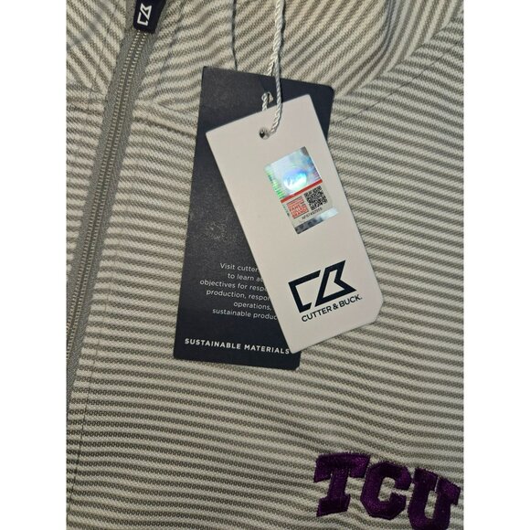 TCU Horned Frogs Cutter & Buck Mens 5XB Half-Zip Pullover - Picture 7 of 11